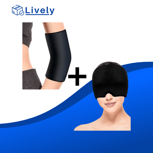 Sonaliv + Almohadilla de gel para rodillas y codos